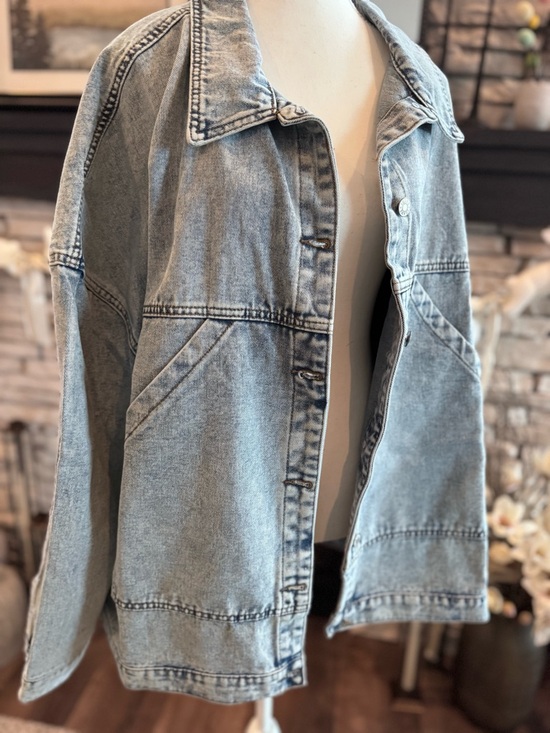 FME Jackets & Blazers - BRAND NEW FME XL Light Blue Denim Jacket